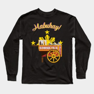 filipino sorbetes mabuhay Long Sleeve T-Shirt